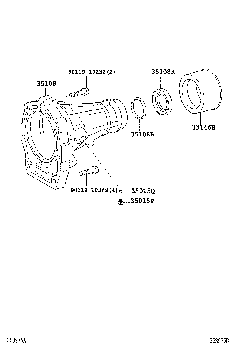  4RUNNER |  EXTENSION HOUSING ATM