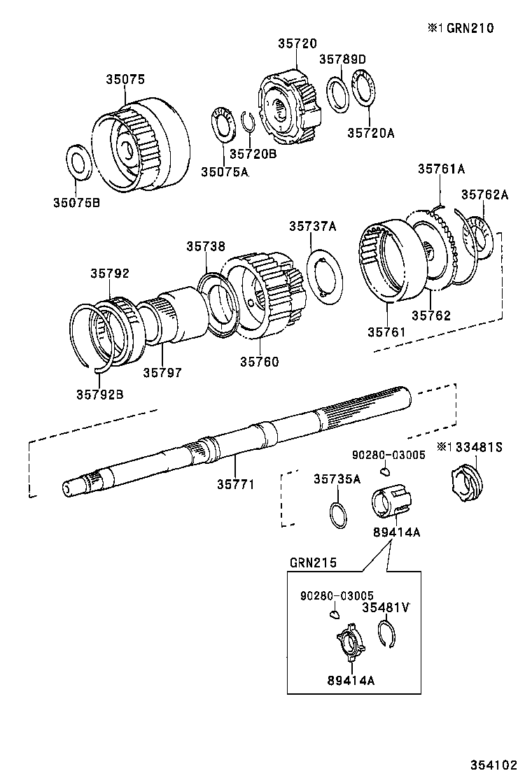  4RUNNER |  PLANETARY GEAR REVERSE PISTON COUNTER GEAR ATM