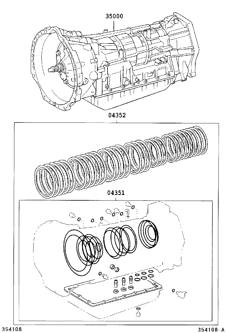  4RUNNER |  TRANSAXLE OR TRANSMISSION ASSY GASKET KIT ATM