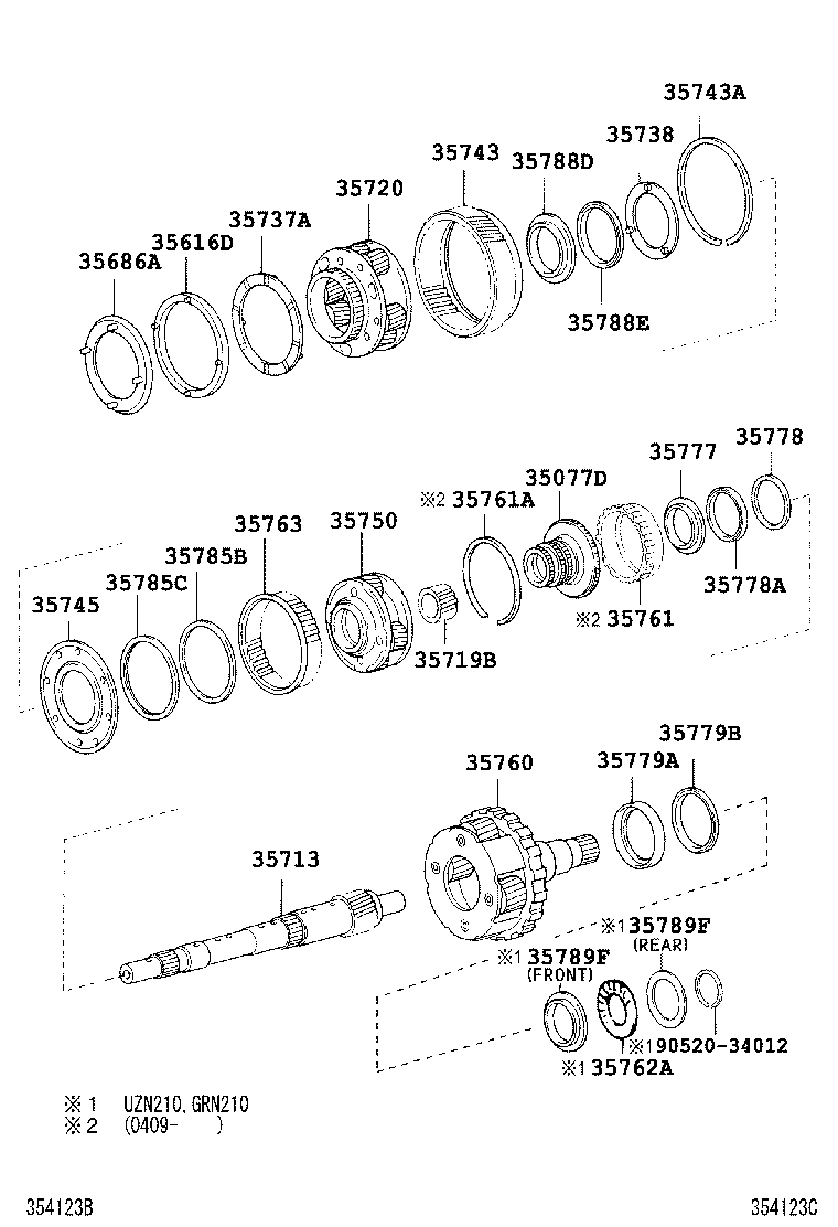  4RUNNER |  PLANETARY GEAR REVERSE PISTON COUNTER GEAR ATM