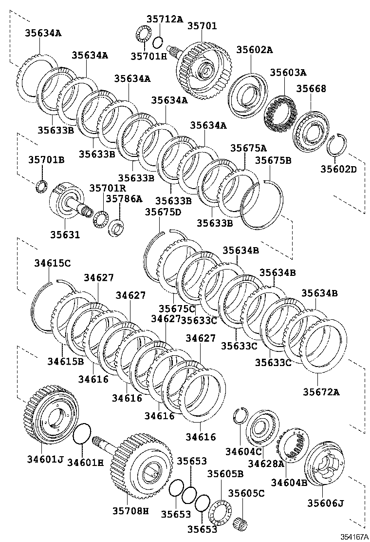  SIENNA |  BRAKE BAND MULTIPLE DISC CLUTCH ATM