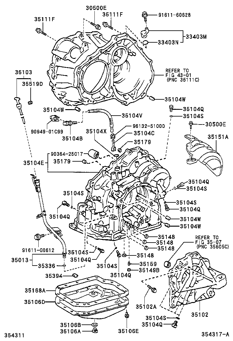  ES300 330 |  TRANSMISSION CASE OIL PAN ATM