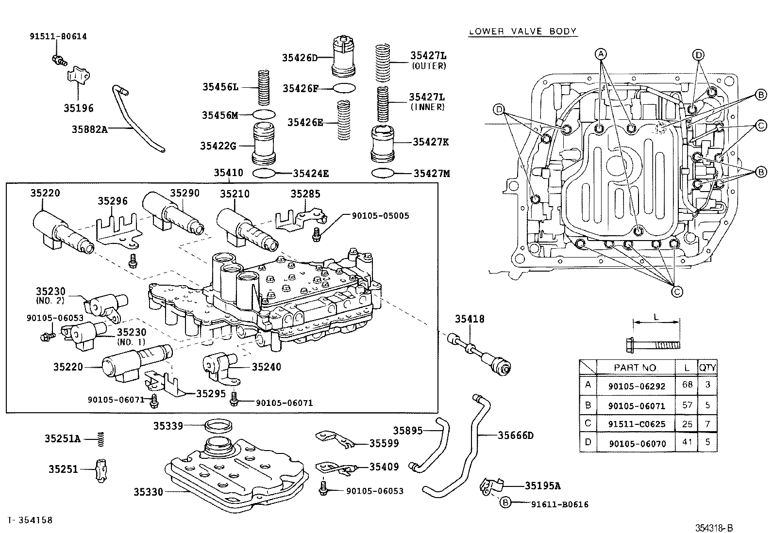  ES300 330 |  VALVE BODY OIL STRAINER ATM