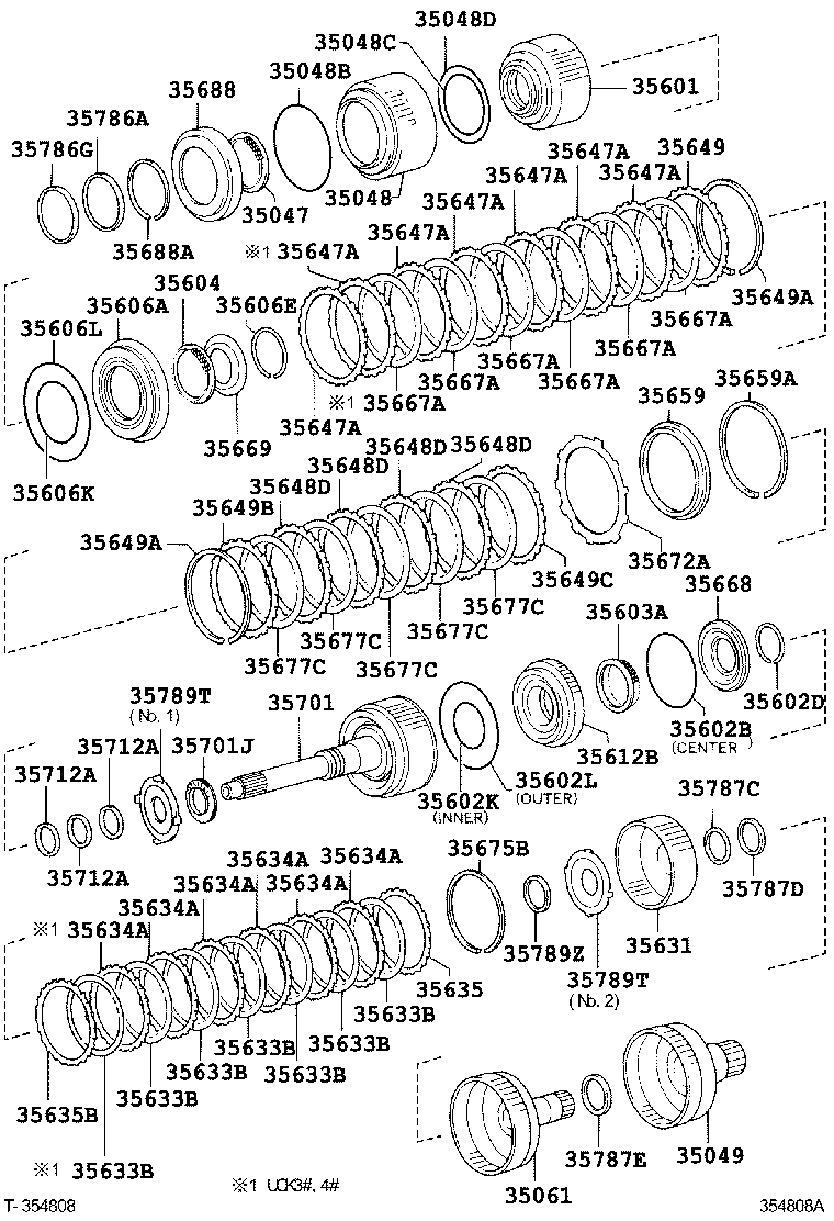  TUNDRA |  BRAKE BAND MULTIPLE DISC CLUTCH ATM