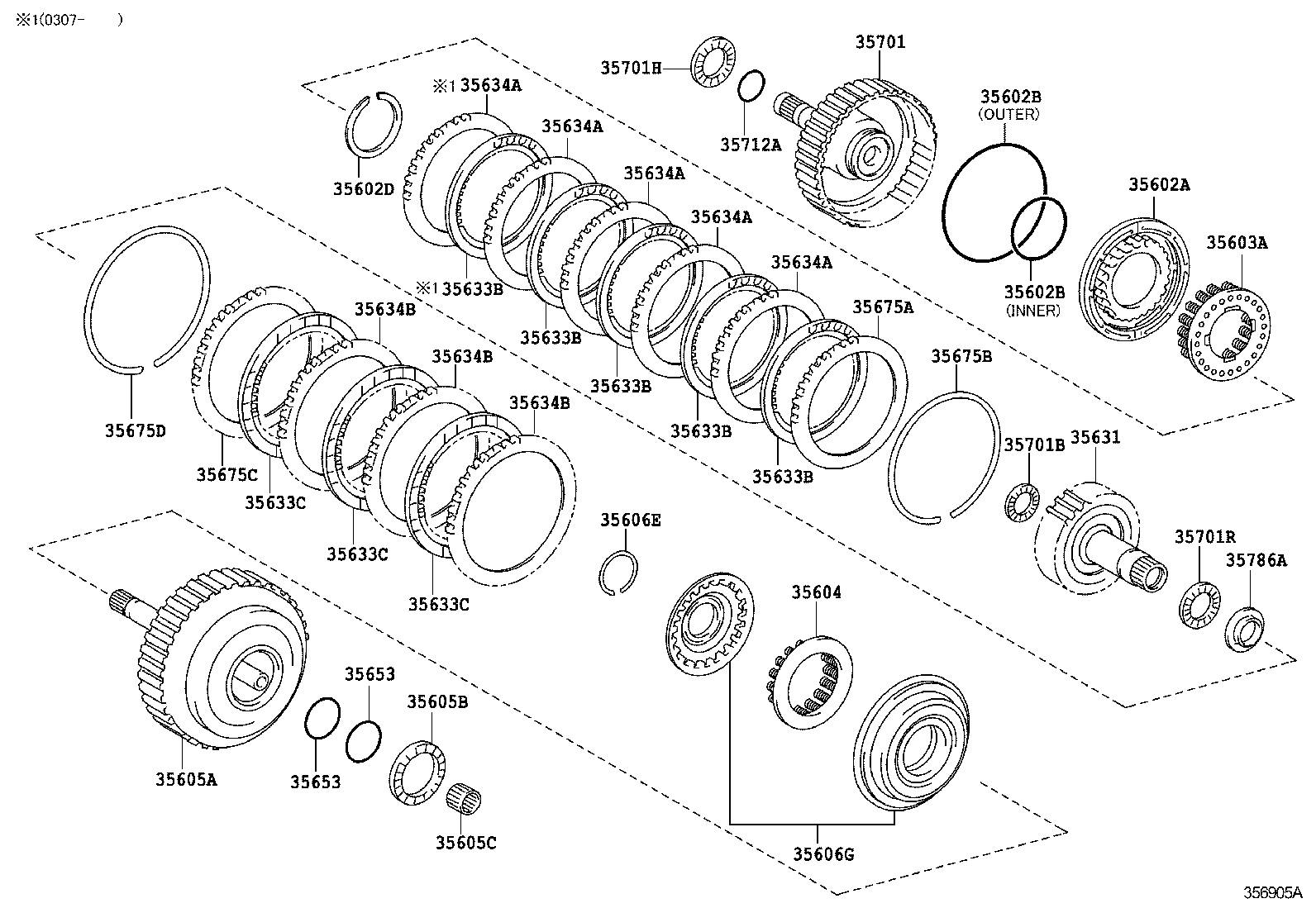  RAV4 |  BRAKE BAND MULTIPLE DISC CLUTCH ATM