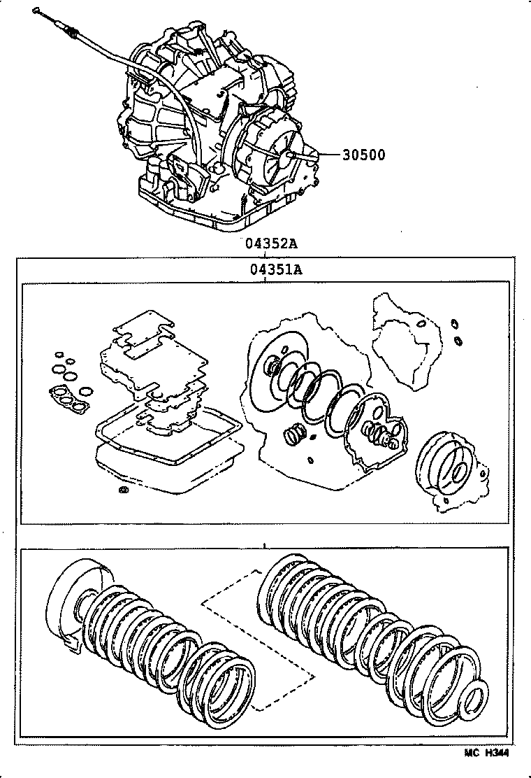  CAMRY NAP |  TRANSAXLE OR TRANSMISSION ASSY GASKET KIT ATM