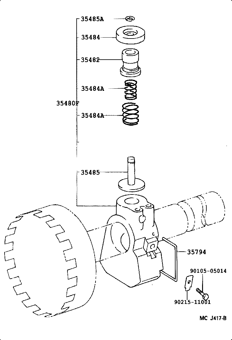  4 RUNNER TRUCK |  REAR OIL PUMP GOVERNOR ATM