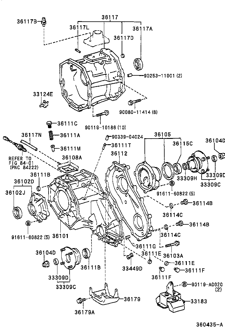  TUNDRA |  TRANSFER CASE EXTENSION HOUSING