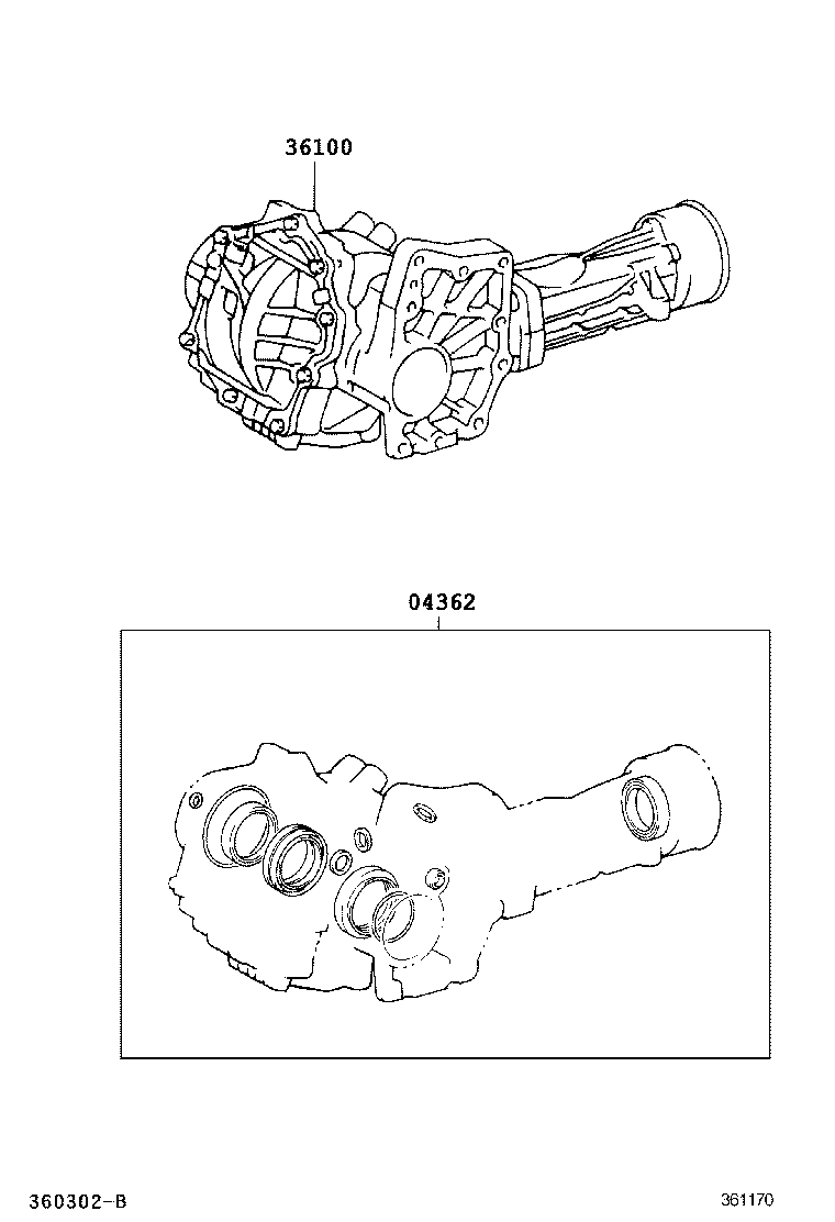  RX330 350 NAP |  TRANSFER ASSEMBLY GASKET KIT