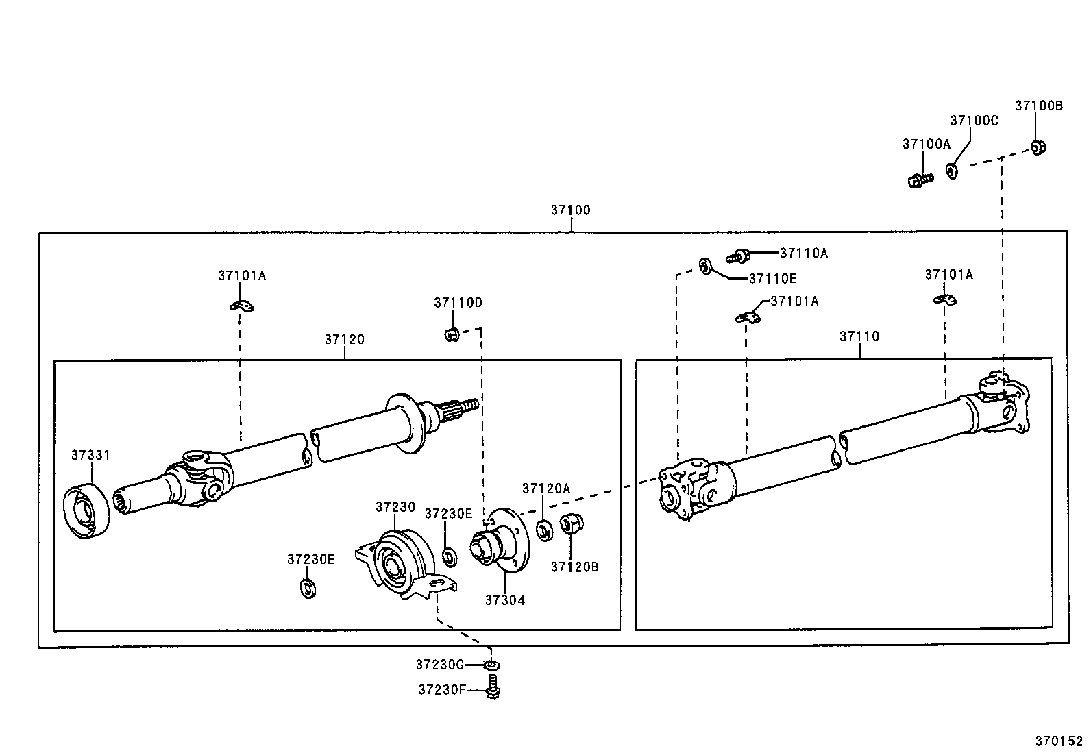  IS300 |  PROPELLER SHAFT UNIVERSAL JOINT