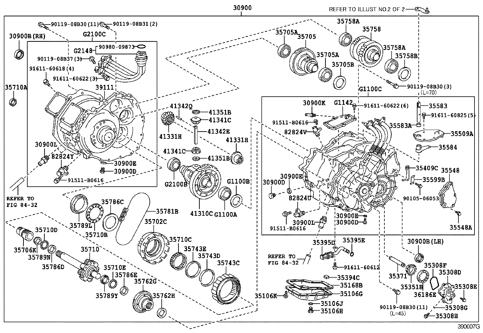  PRIUS |  TRANSAXLE ASSY HYBRID VEHICLE