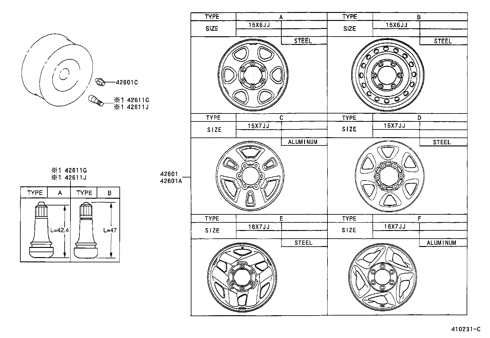  TACOMA |  DISC WHEEL WHEEL CAP