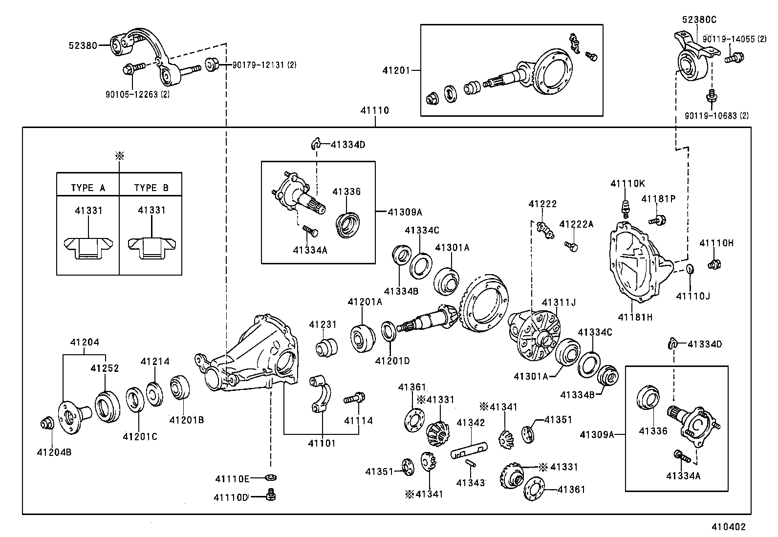  RAV4 |  REAR AXLE HOUSING DIFFERENTIAL