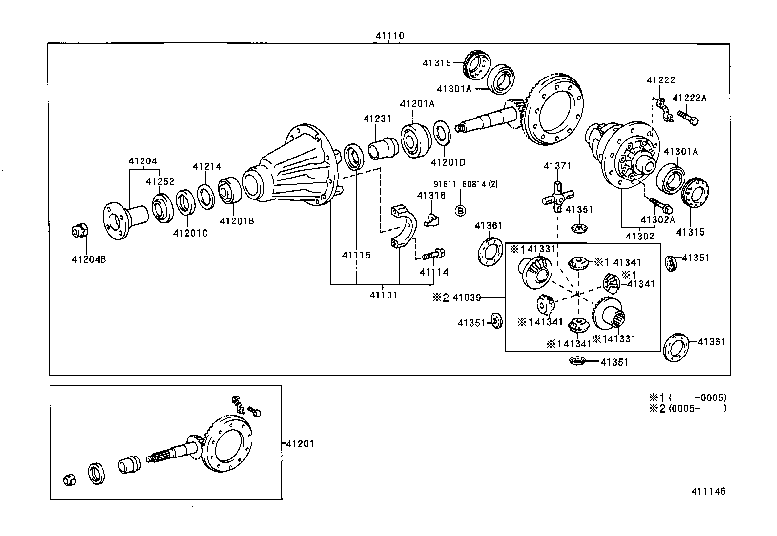  4RUNNER |  REAR AXLE HOUSING DIFFERENTIAL