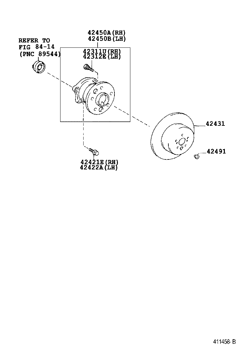  ES300 330 |  REAR AXLE SHAFT HUB