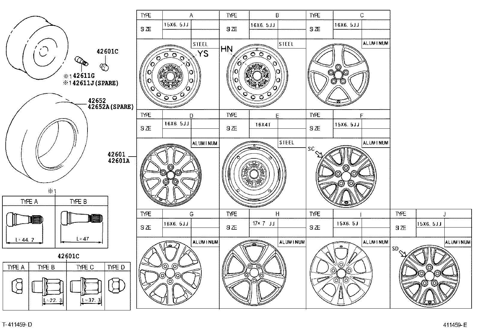  CAMRY NAP |  DISC WHEEL WHEEL CAP