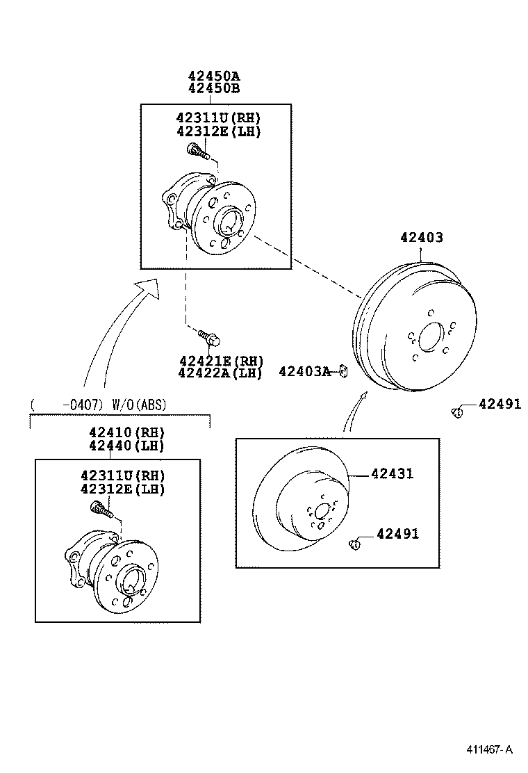  CAMRY NAP |  REAR AXLE SHAFT HUB