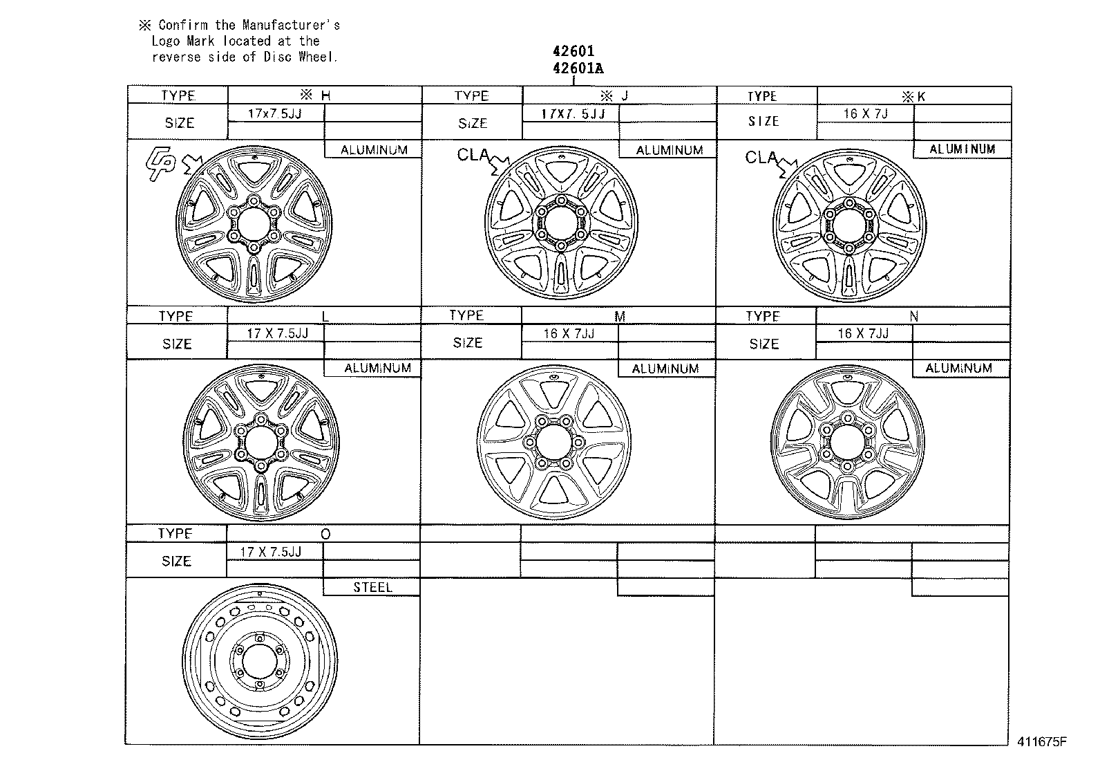  TUNDRA |  DISC WHEEL WHEEL CAP