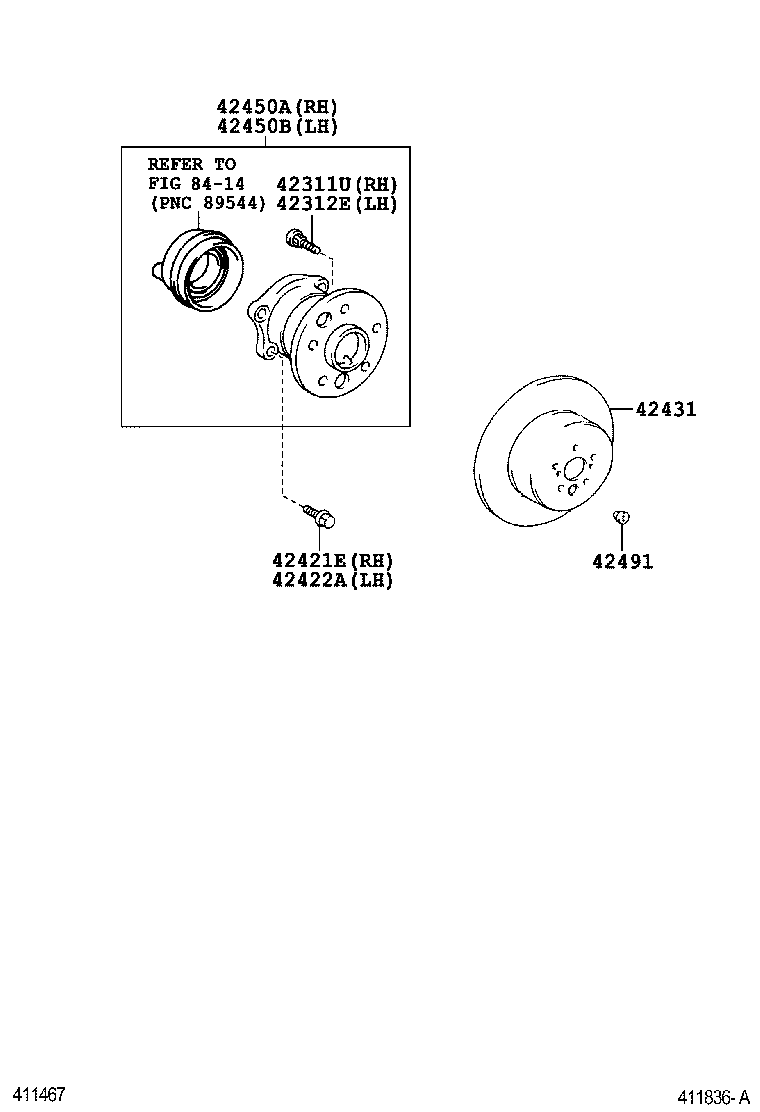  SOLARA |  REAR AXLE SHAFT HUB