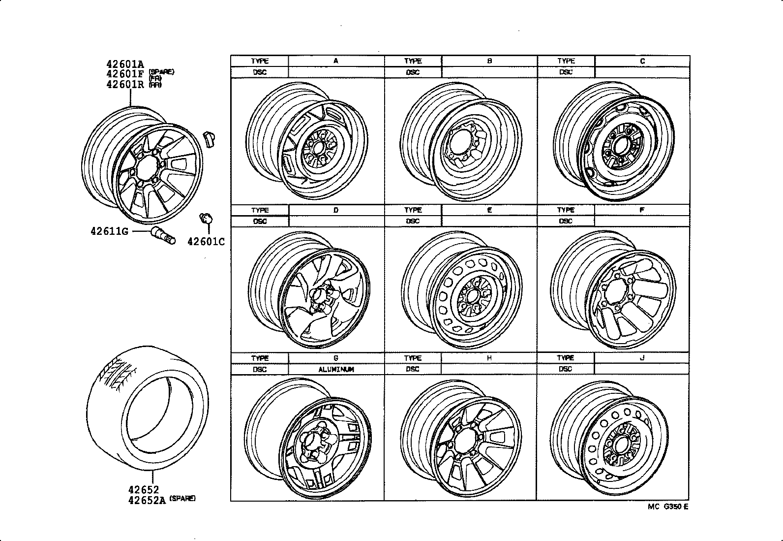  4 RUNNER TRUCK |  DISC WHEEL WHEEL CAP