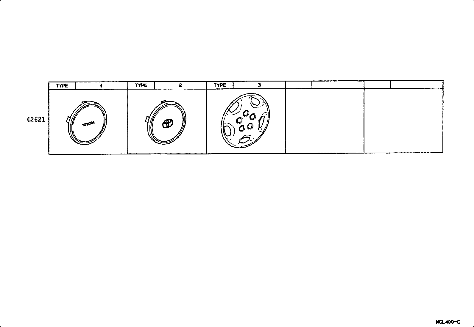  4 RUNNER TRUCK |  DISC WHEEL WHEEL CAP