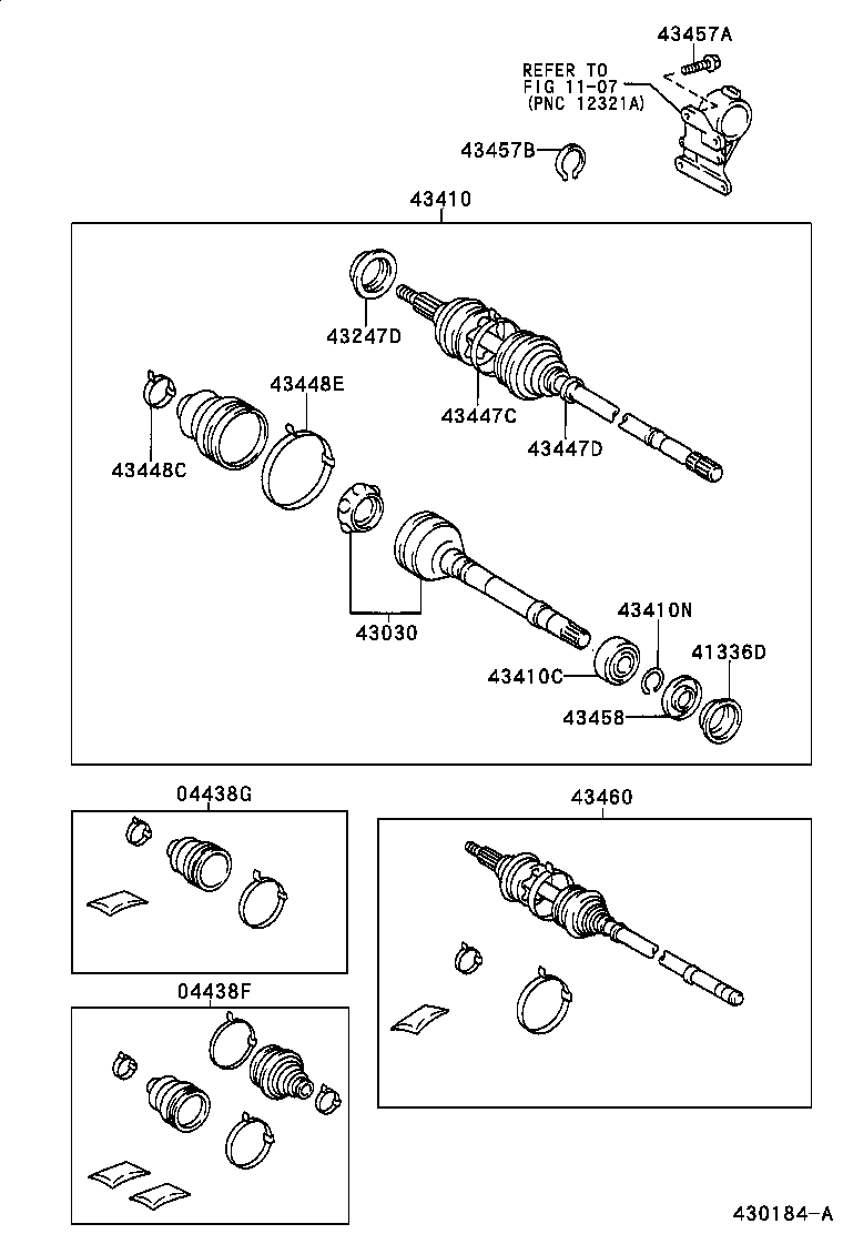  SIENNA |  FRONT DRIVE SHAFT