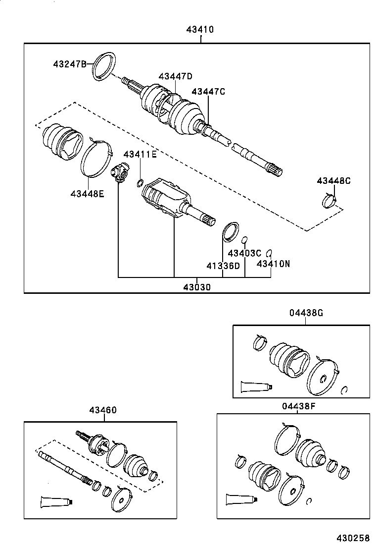  RAV4 |  FRONT DRIVE SHAFT