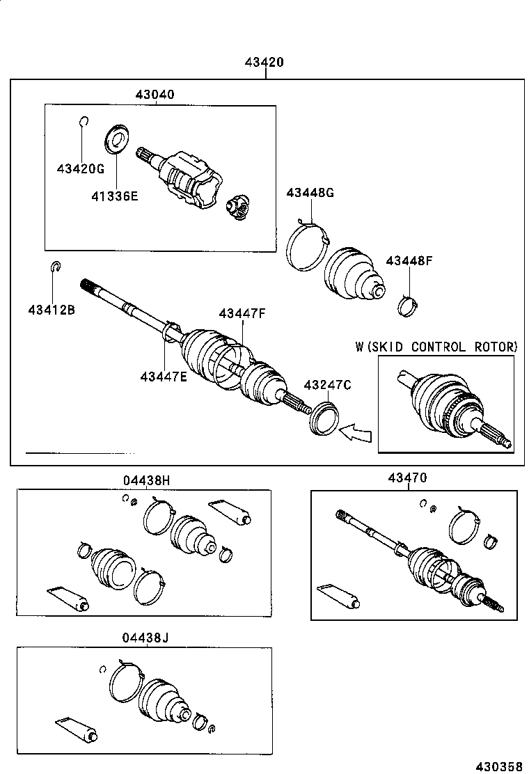  CELICA |  FRONT DRIVE SHAFT