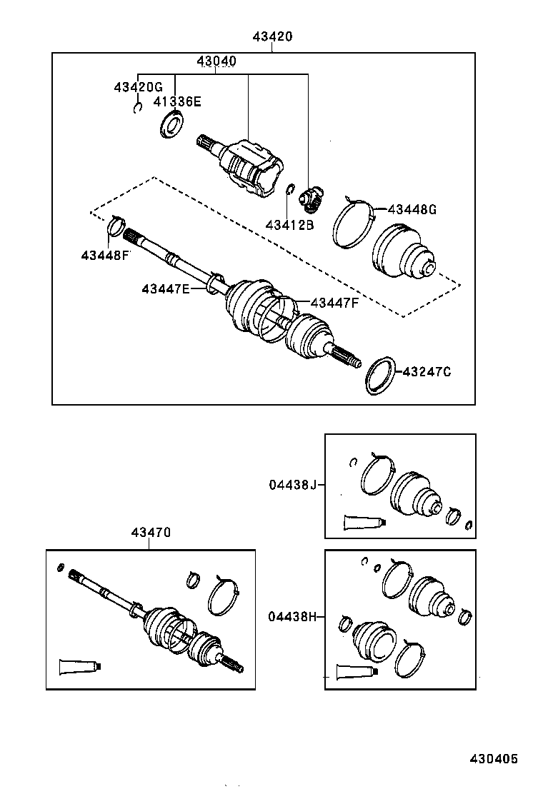  RAV4 |  FRONT DRIVE SHAFT