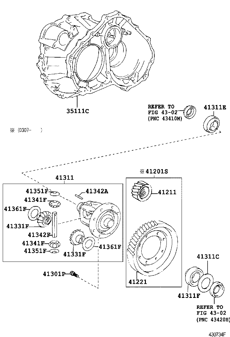  ES300 330 |  FRONT AXLE HOUSING DIFFERENTIAL
