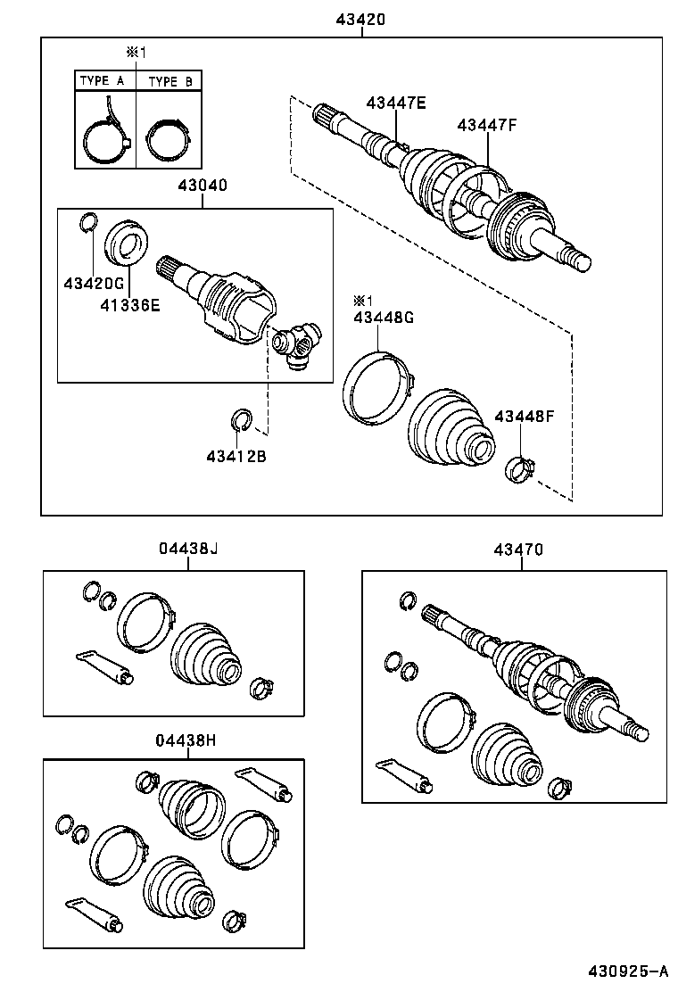  PRIUS |  FRONT DRIVE SHAFT