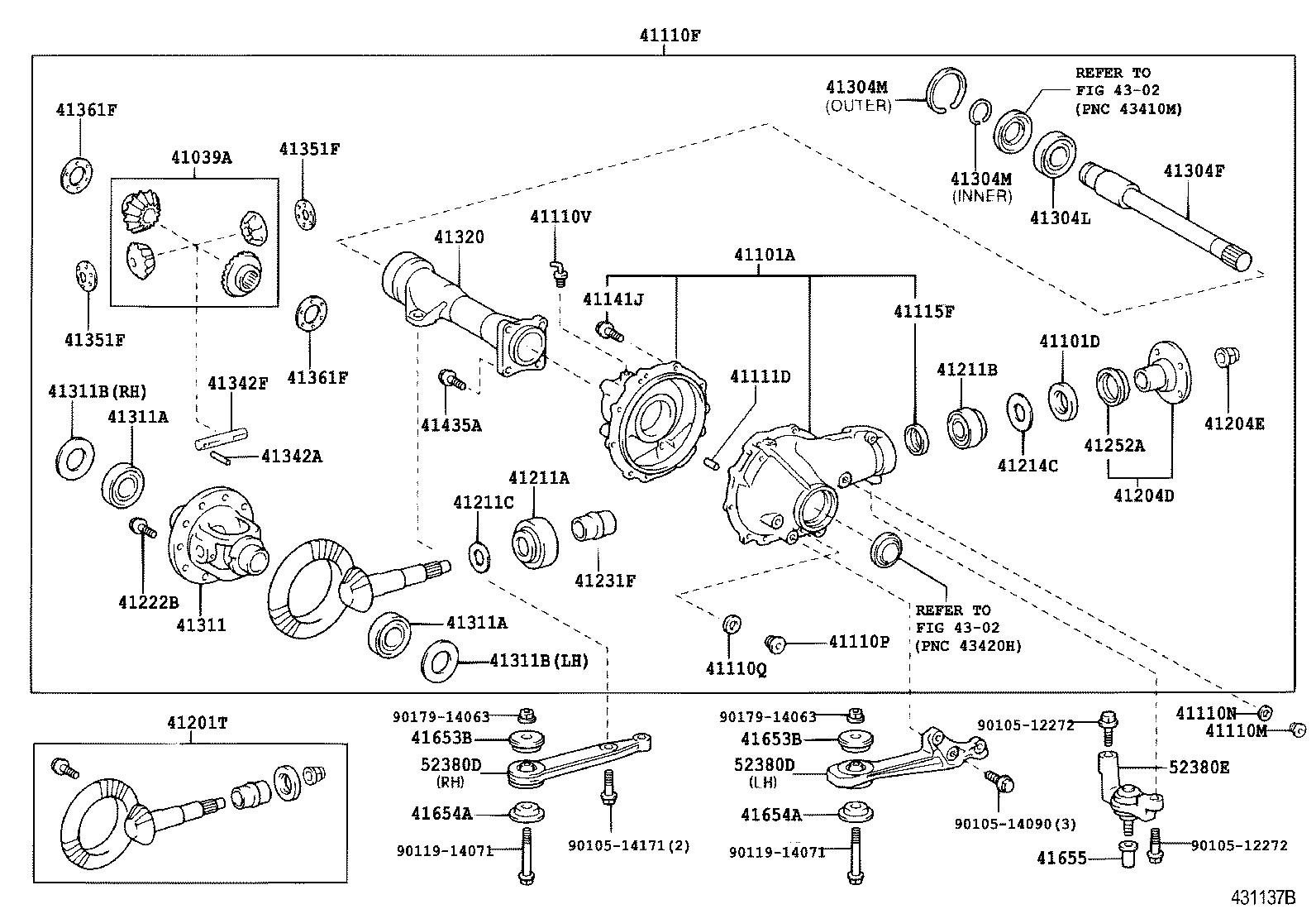  4RUNNER |  FRONT AXLE HOUSING DIFFERENTIAL
