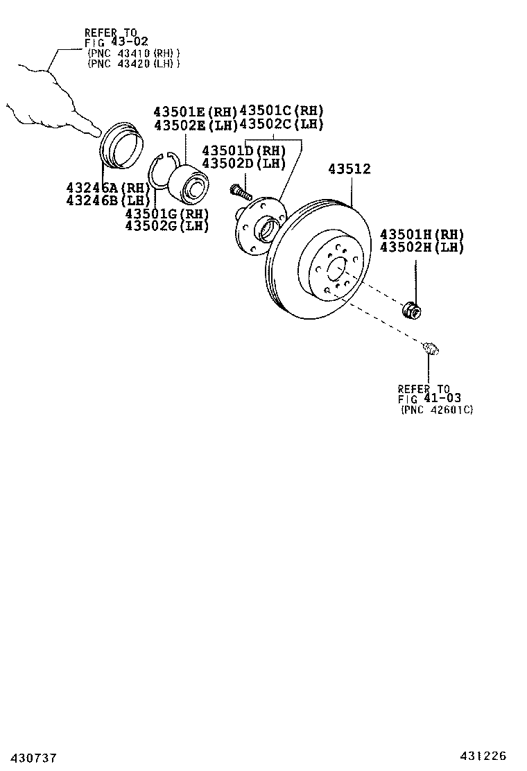  SOLARA |  FRONT AXLE HUB