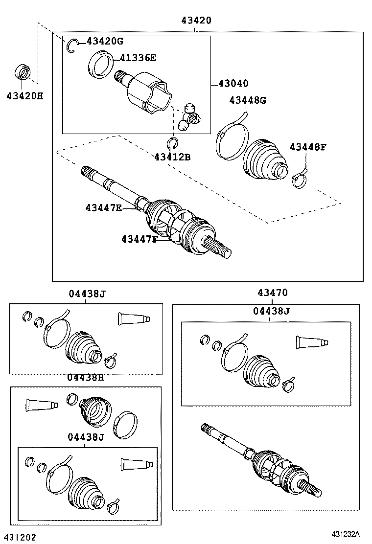  PRIUS |  FRONT DRIVE SHAFT