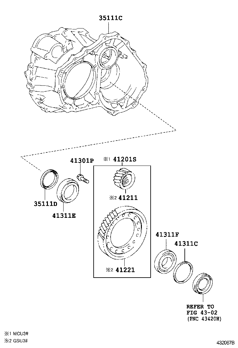  RX330 350 JPP |  FRONT AXLE HOUSING DIFFERENTIAL