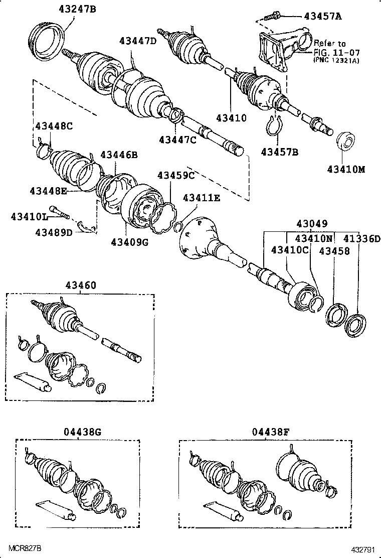  AVALON |  FRONT DRIVE SHAFT