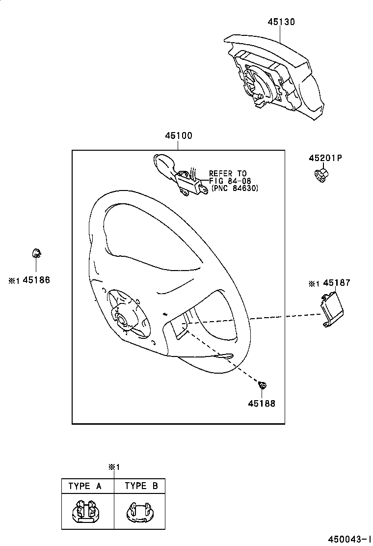  CAMRY NAP |  STEERING WHEEL