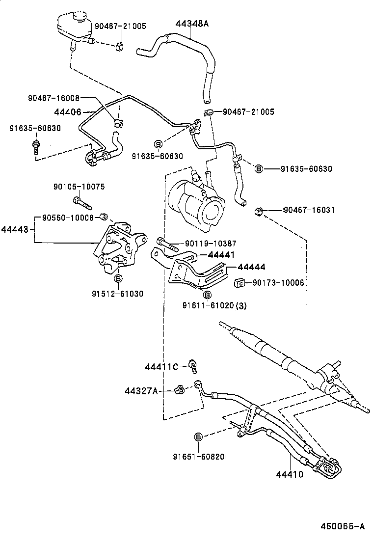  CELICA |  POWER STEERING TUBE