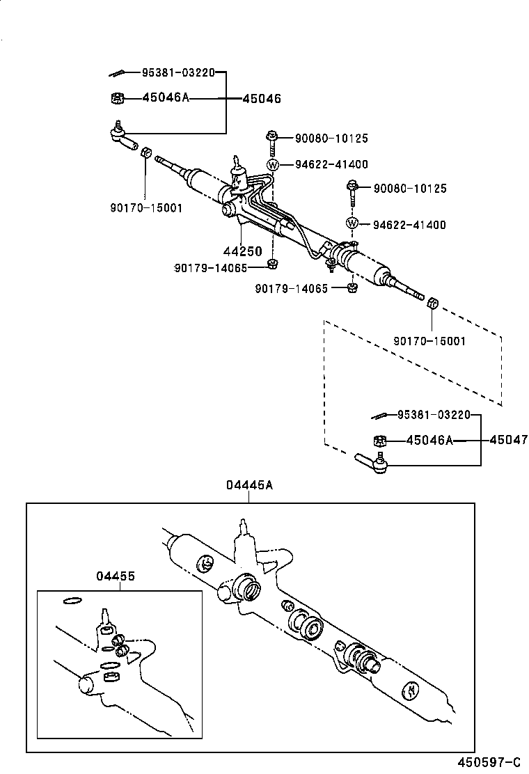  TACOMA |  FRONT STEERING GEAR LINK