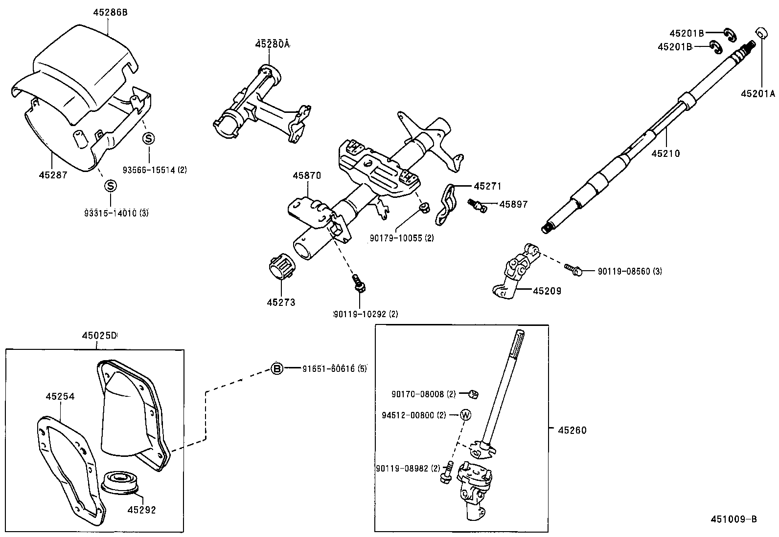  TACOMA |  STEERING COLUMN SHAFT