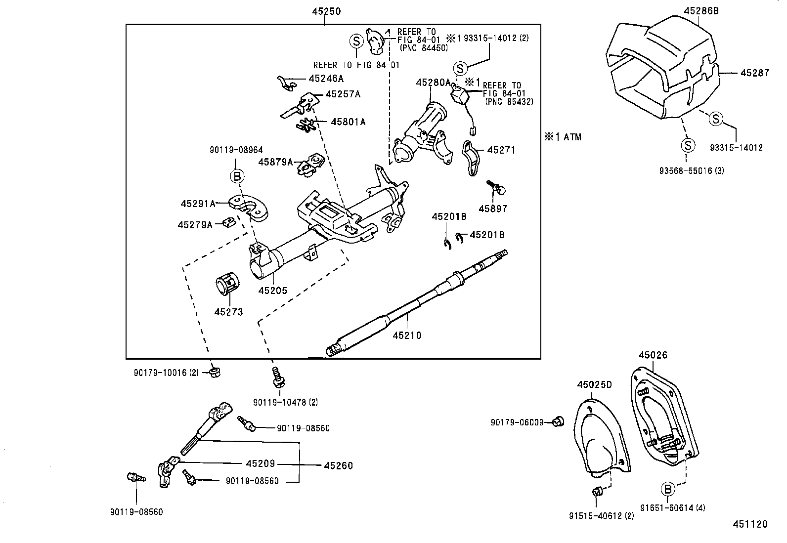  TERCEL |  STEERING COLUMN SHAFT