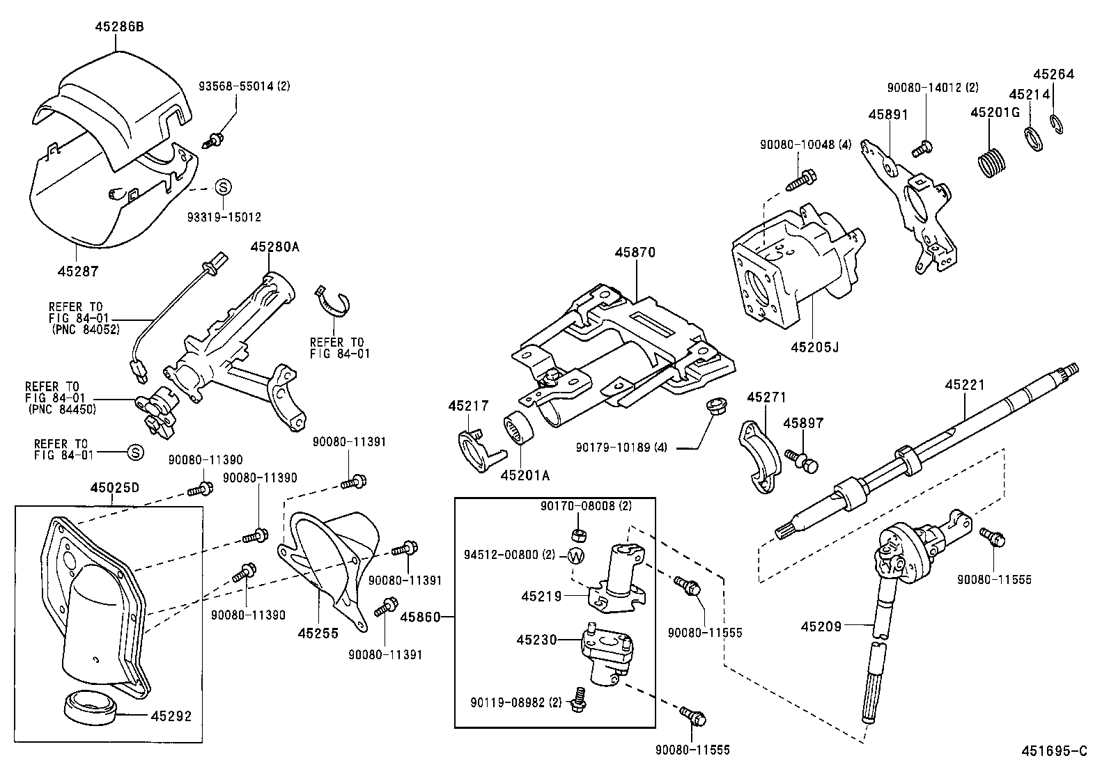  TUNDRA |  STEERING COLUMN SHAFT