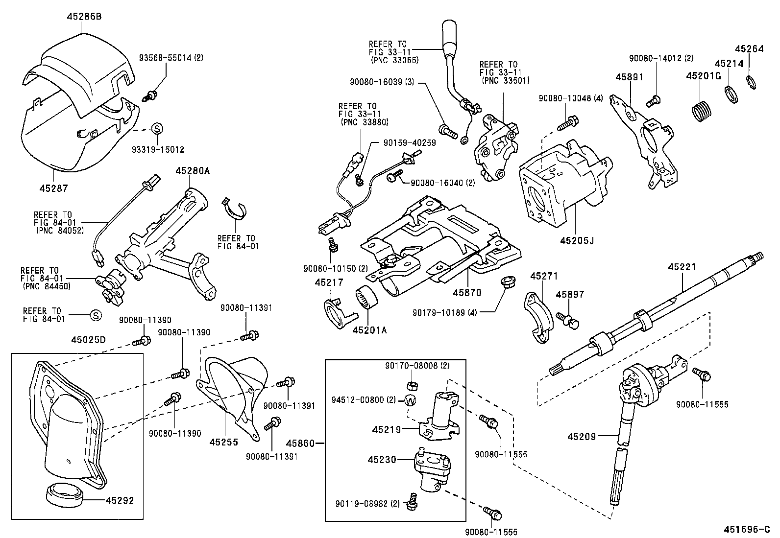  TUNDRA |  STEERING COLUMN SHAFT