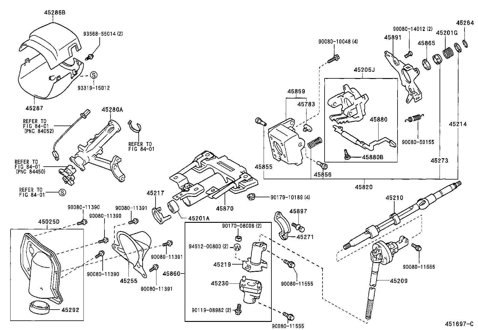  TUNDRA |  STEERING COLUMN SHAFT