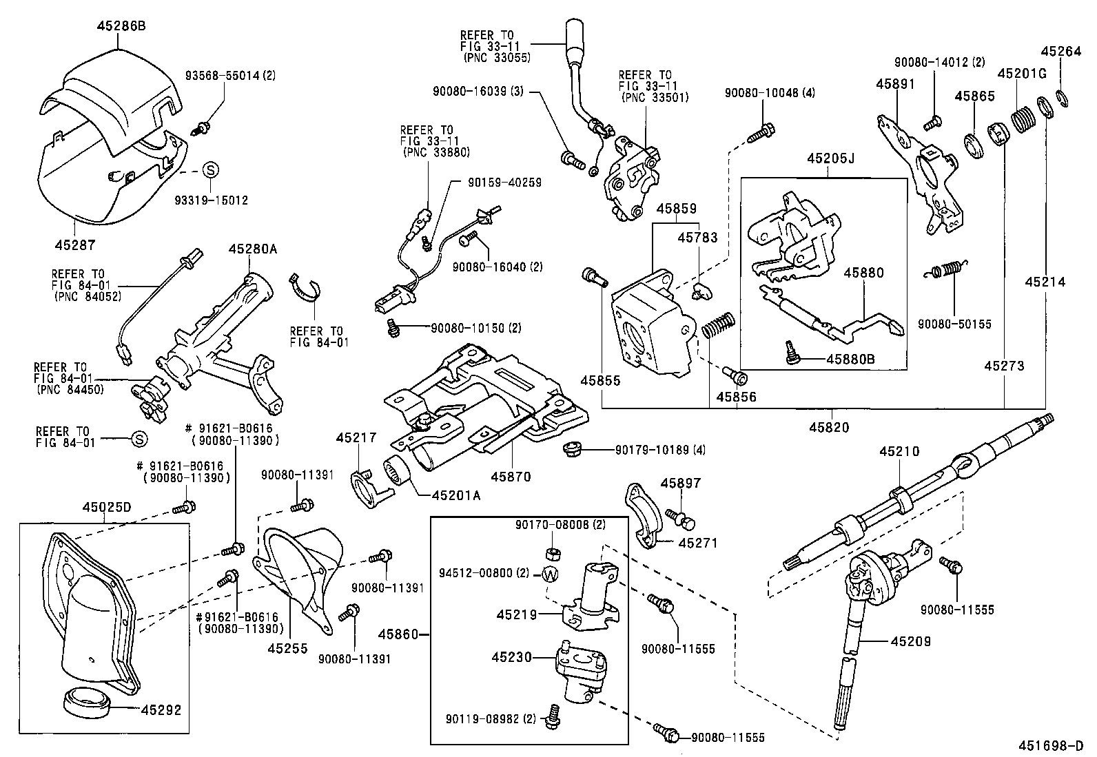 TUNDRA | STEERING COLUMN SHAFT
