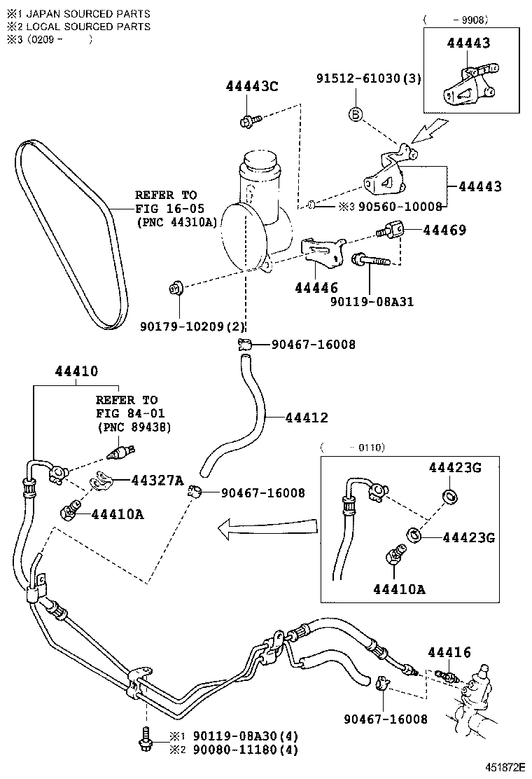  TACOMA |  POWER STEERING TUBE