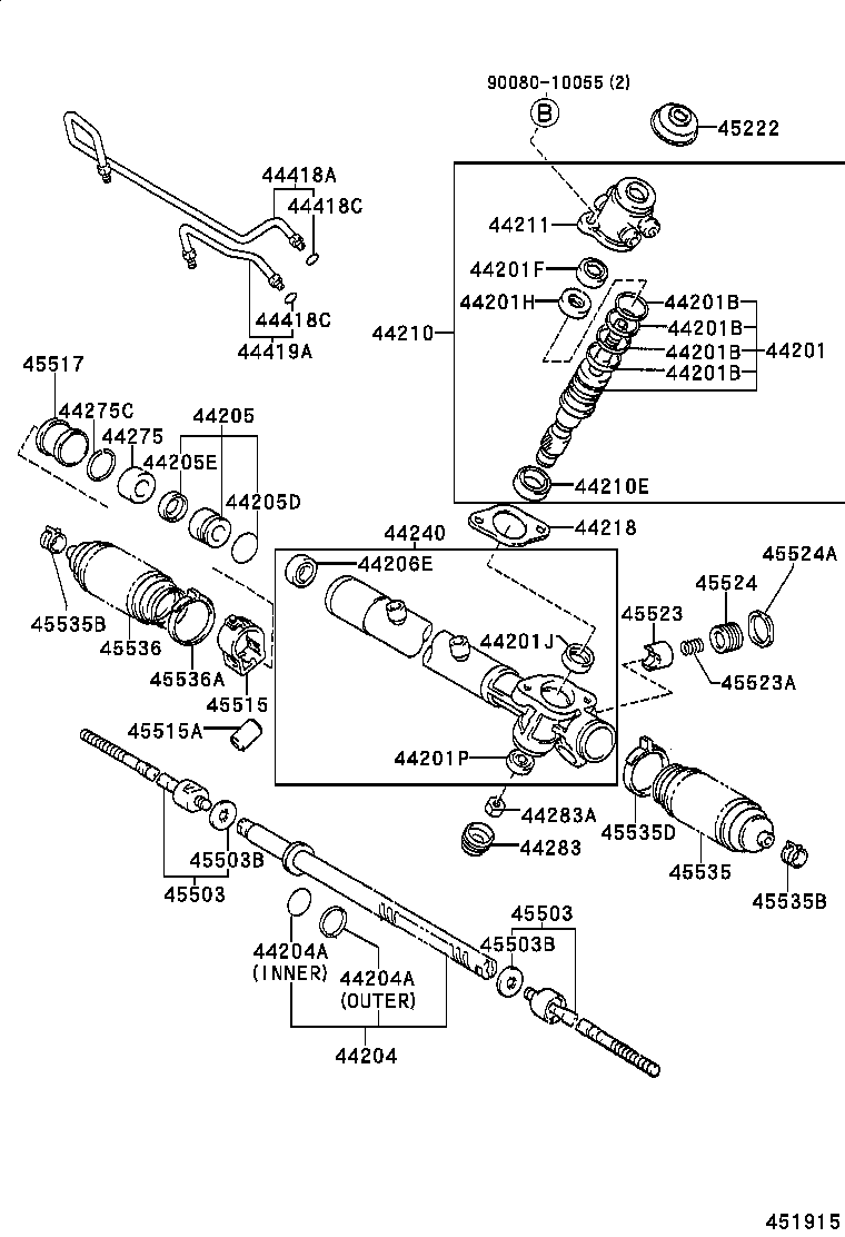  AVALON |  FRONT STEERING GEAR LINK