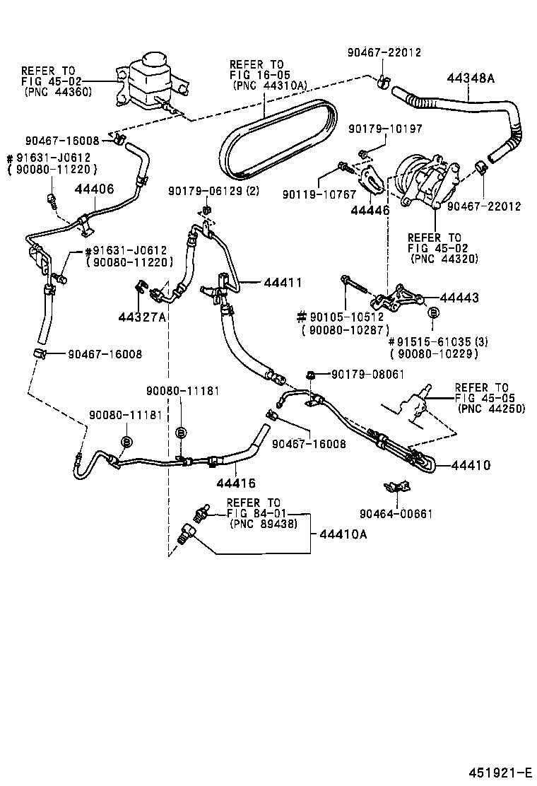  AVALON |  POWER STEERING TUBE