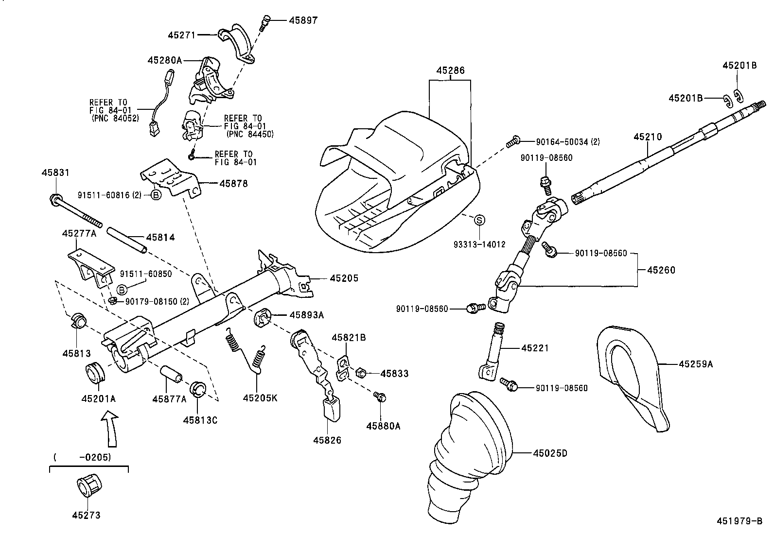  CELICA |  STEERING COLUMN SHAFT