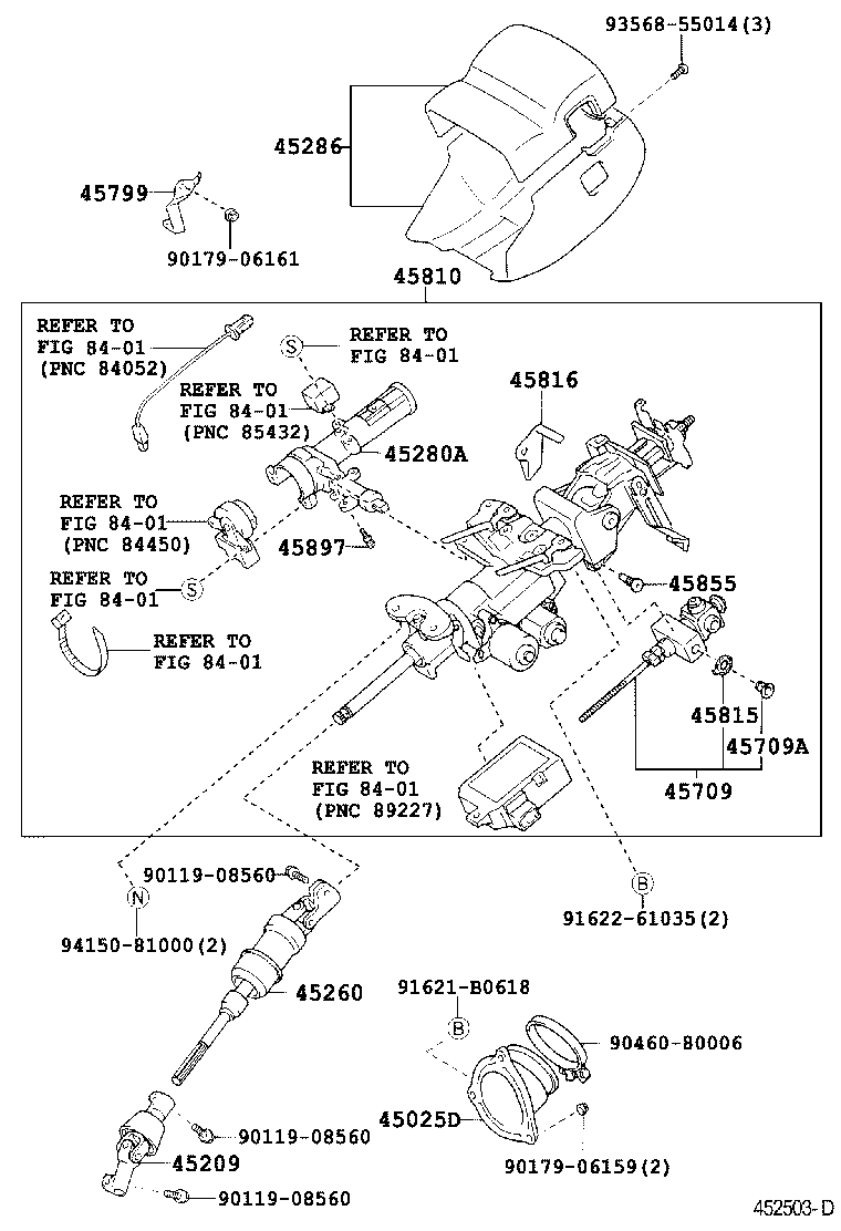  SC430 |  STEERING COLUMN SHAFT
